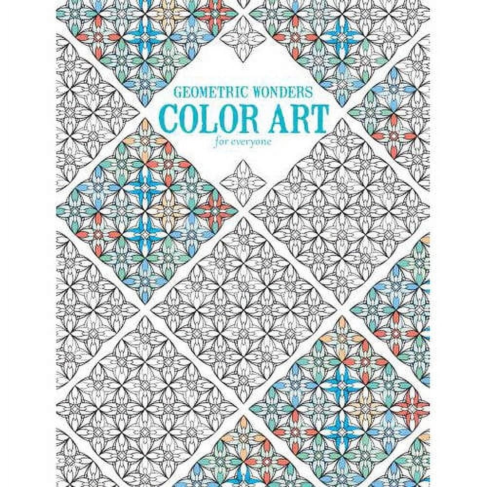 Leisure Arts Color Art for Everyone Geometric Wonders Adult Coloring ...