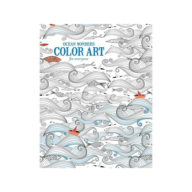 Leisure Arts Color Art for Everyone Ocean Wonders Coloring Book, 1 Each