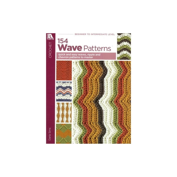 Leisure Arts Crochet 154 Wave Patterns Crochet Book, Patterns, Blanket Pattern Books, Leisure Arts Books, Cloth Pattern Dishcloth Patterns