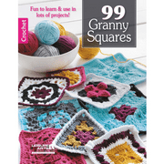 Leisure Arts Crochet Book - 99 Granny Squares Book, Granny Square Patterns