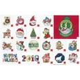 Leisure Arts Cross Stitch Holiday Ornaments Galor Cross Stitch Book