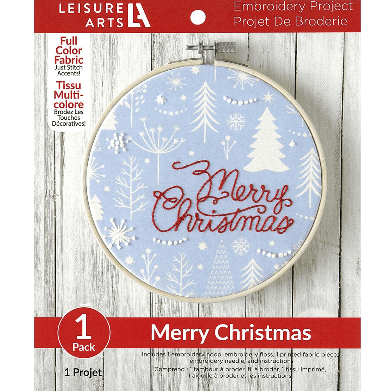 Christmas Embroidery kit with Patterns and Instructions, DIY Adult Beginner  Embroidery Kits 