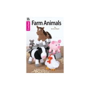 Leisure Arts Farm Animals Crochet Book 6 Stuffed Animals 48 Pages