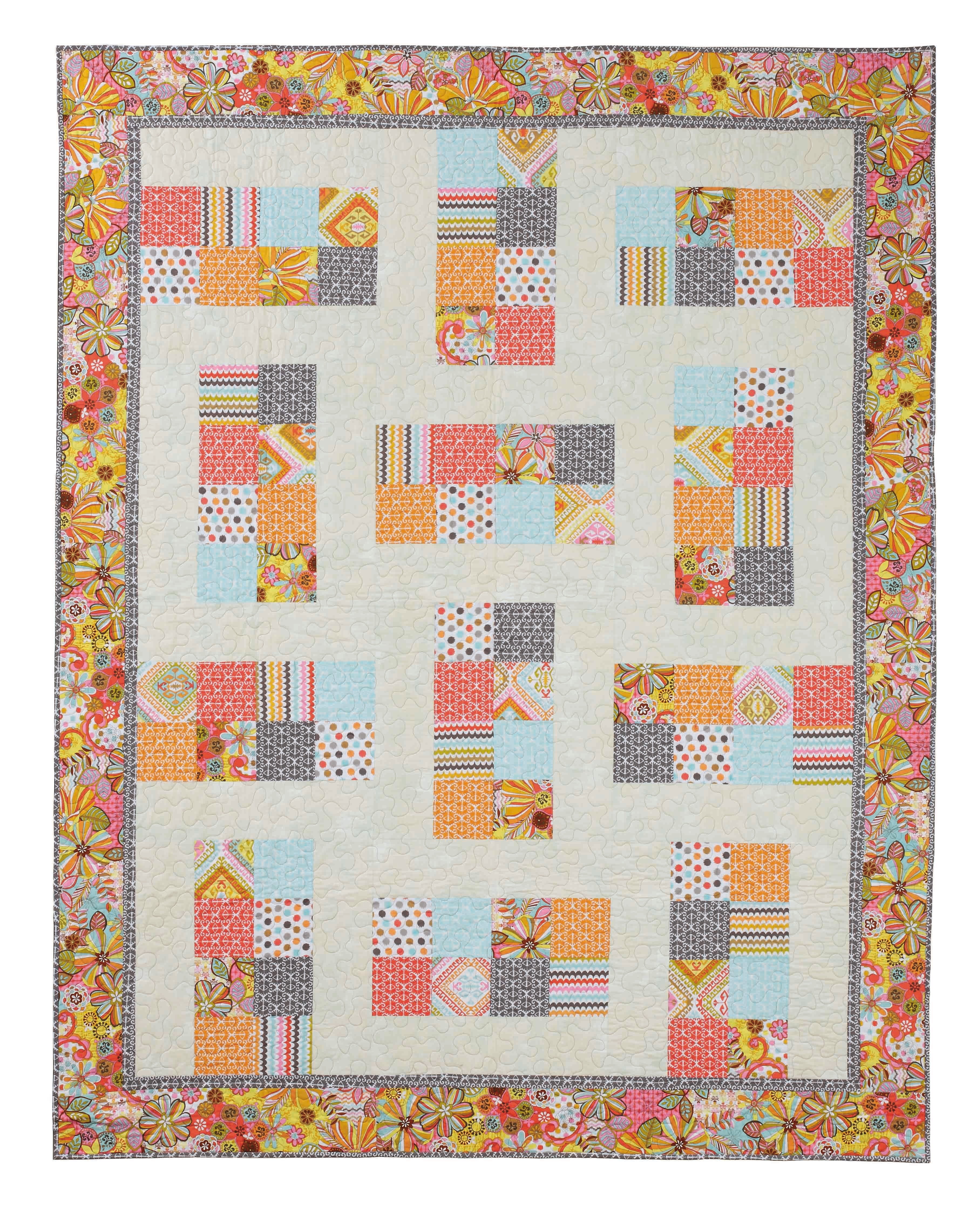 ePattern Quilting Nine-Patch Wall Hanging - Leisure Arts