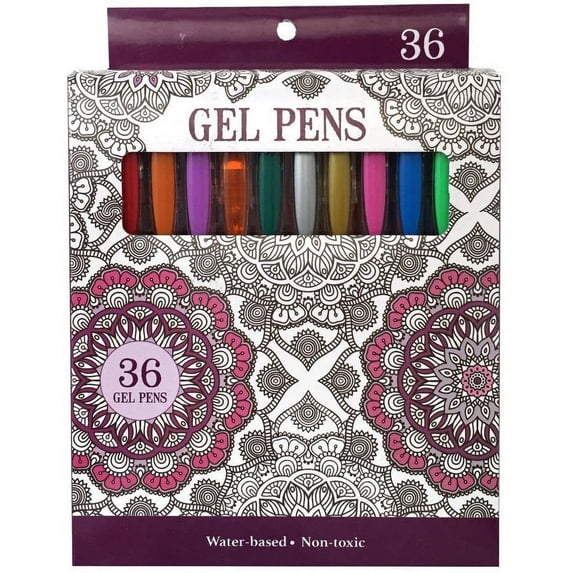 Leisure Arts Gel Pens, Pack of 36