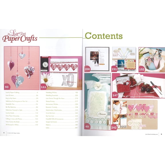 Leisure Arts In Love With Paper Crafts Crafting Book