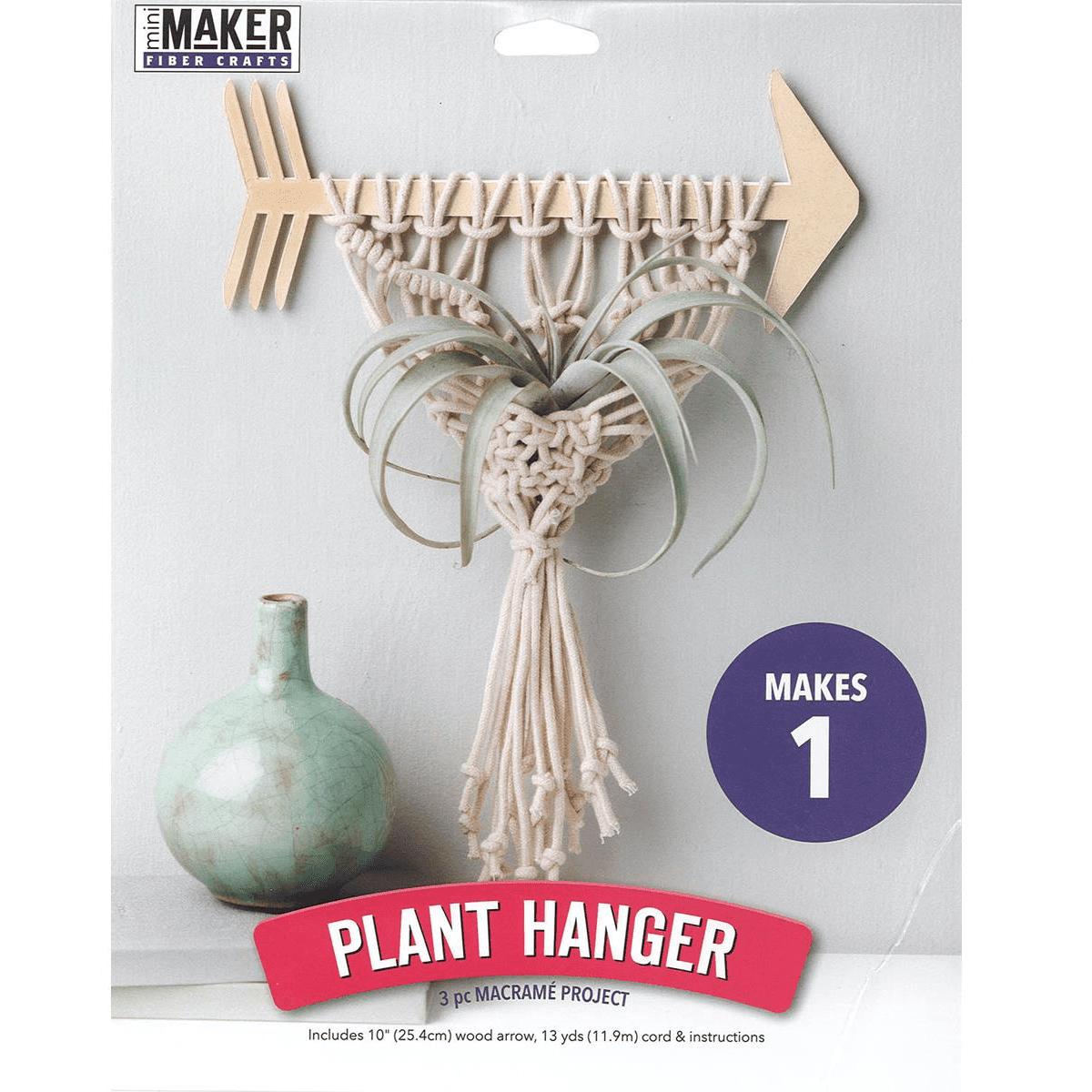Incraftables Macrame Kits for Adults Beginners & Kids. Macrame Supplies  with Natural Cotton Macrame Rope Cord, Wooden Sticks, Rings, Wood Beads, S  Hooks & Instructions for Plant Hanger & Wall Hanging