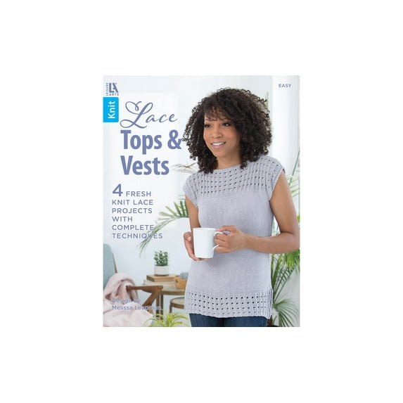 Leisure Arts Knit Lace Tops & Vests Bk
