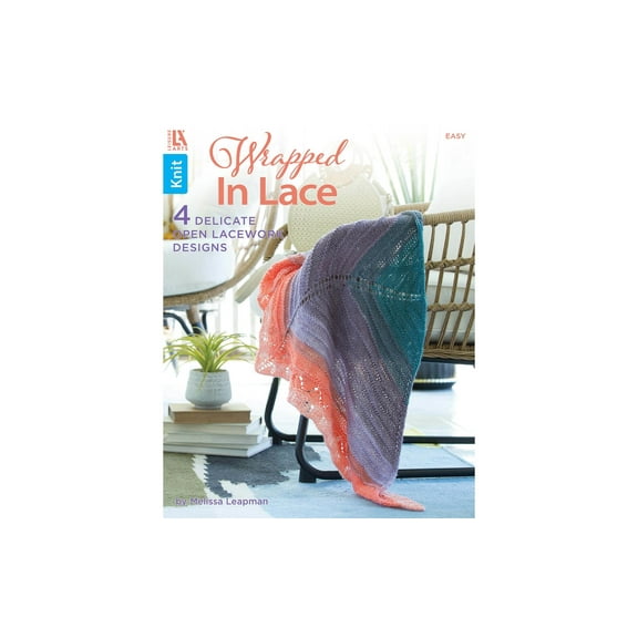 Leisure Arts Knit Wrapped In Lace Book