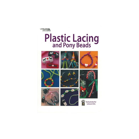 Leisure Arts Plastic Lacing And Pony Beads Crafting Book