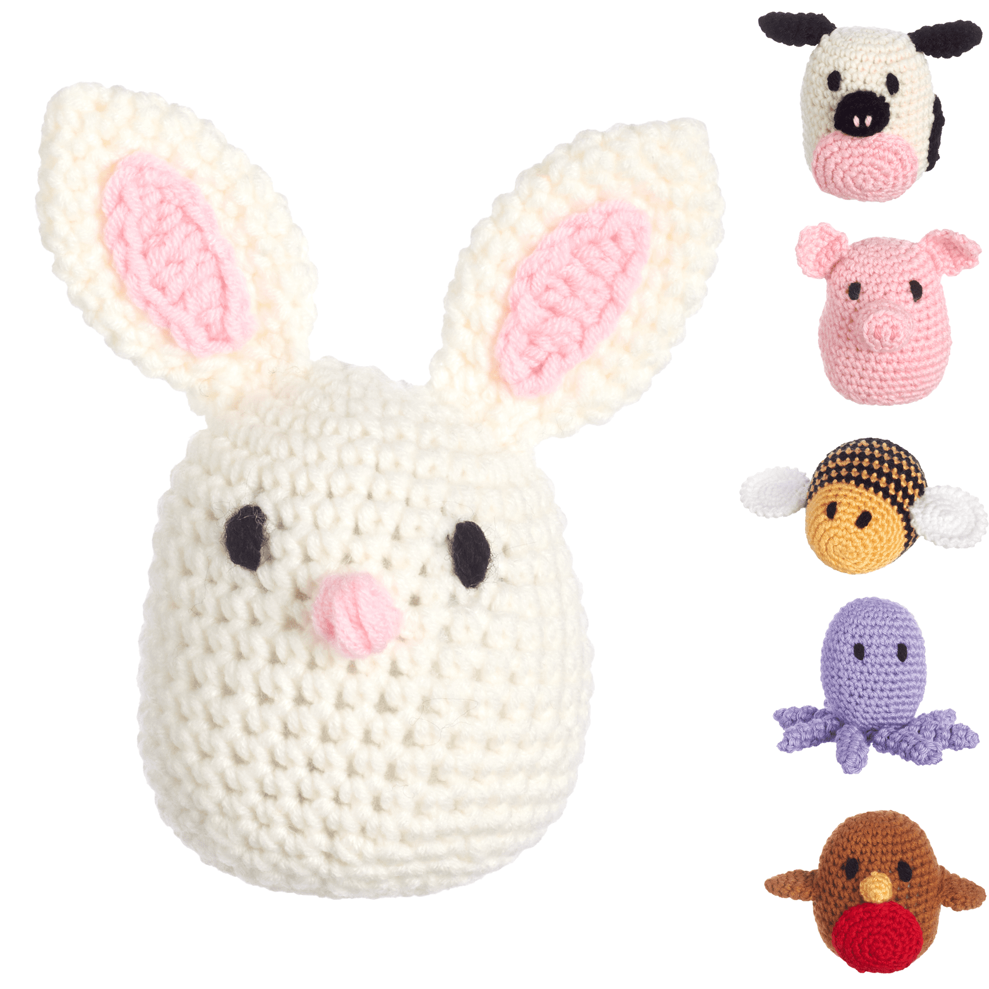 Amigurumi Crochet Baby Rattle Kit – Panbanged Knits & Fiber Shoppe