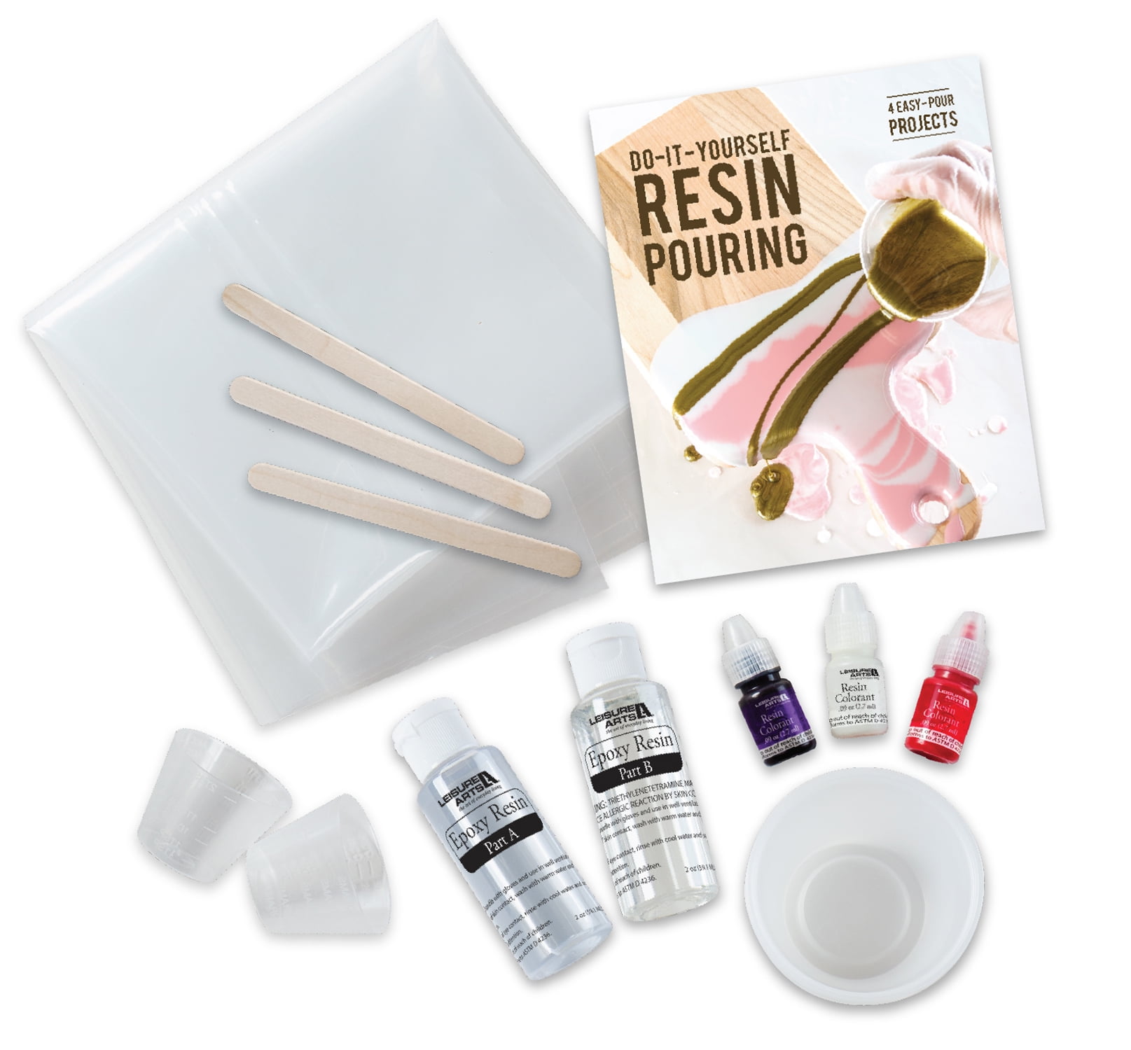 ArtSkills DIY Resin Kit with Resin Molds and Accessories, 41 pc 