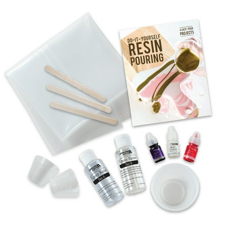 Leisure Arts Resin Pouring Craft Kit Red Color