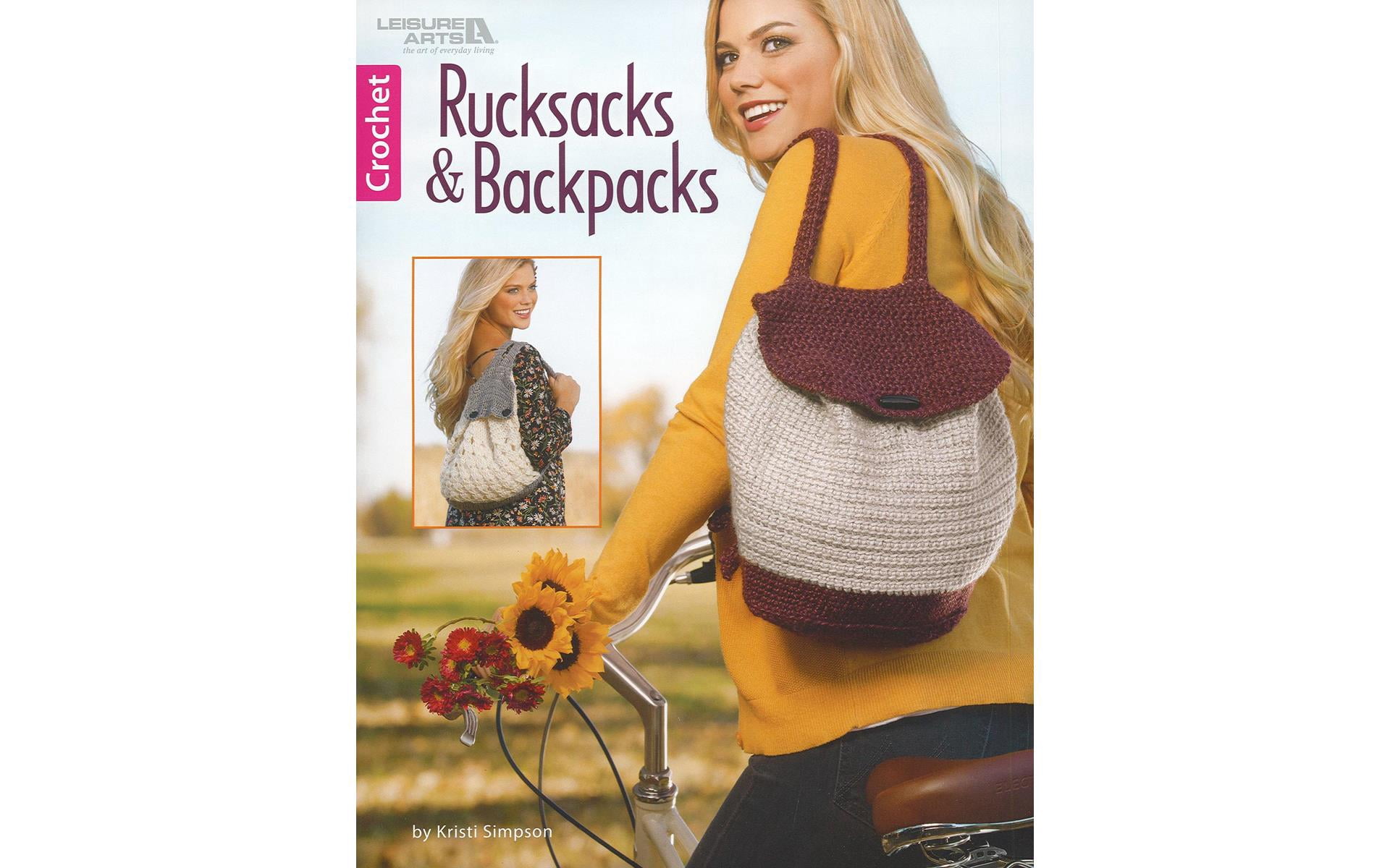 Backpack Pattern Book Leisure Arts Rucksacks & Backpacks Crochet Book, Crochet Pattern Books ...