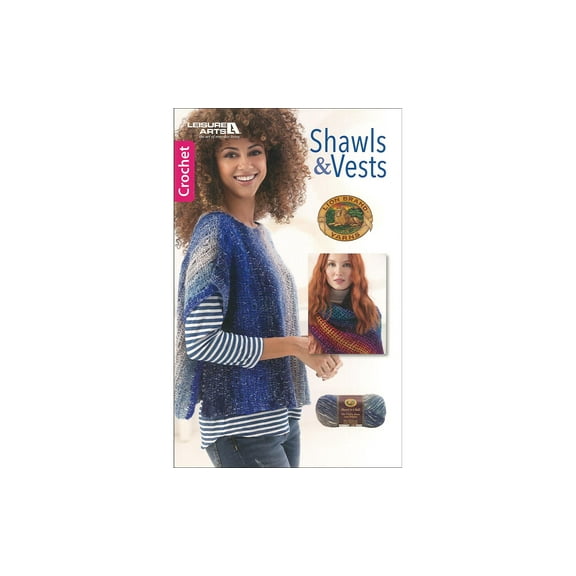 Leisure Arts Shawls And Vests Crochet Book