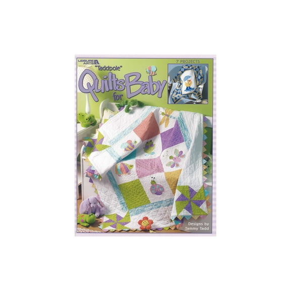 Leisure Arts Tadpole Quilts for Baby Quilting Books Quilt Books and Patterns with Step-by-Step Instructions, Patchwork Projects, and Creative Quilting Patterns for Beginners and Home Sewing