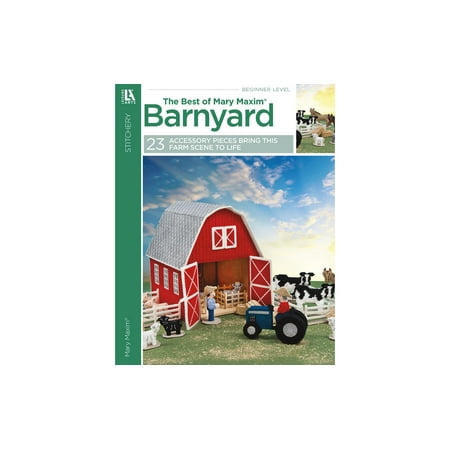 Leisure Arts Best of Mary Maxim Barn Yard Plastic Canvas Book 44 Pages