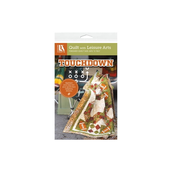 Leisure Arts Touchdown Quilting Books  Quilt Books and Patterns with Step-by-Step Instructions, Patchwork Projects, and Creative Quilting Patterns for Beginners and Home Sewing