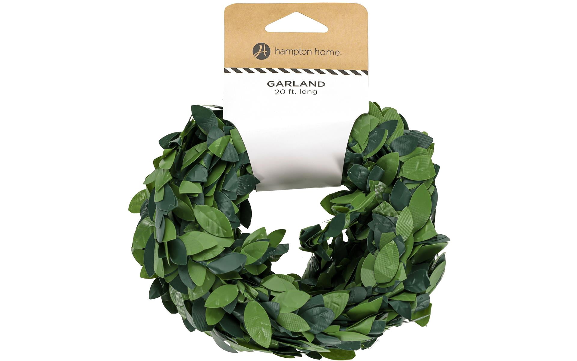 Leisure Arts Wire Green Greenery Garland, 20 Ft Long