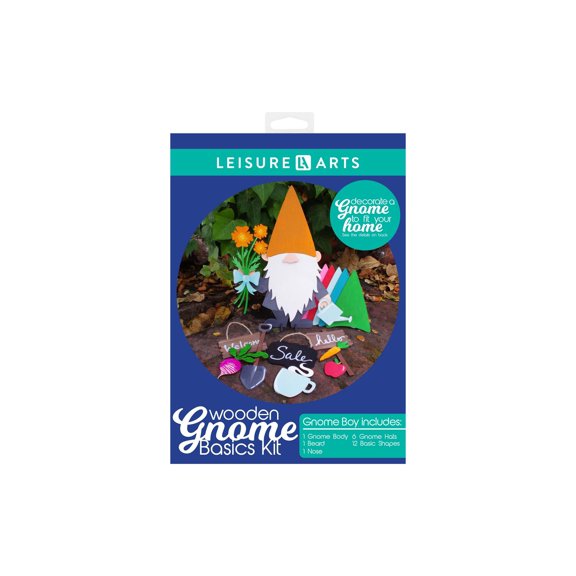 Leisure Arts Wood Gnome Kit Basics w/Box
