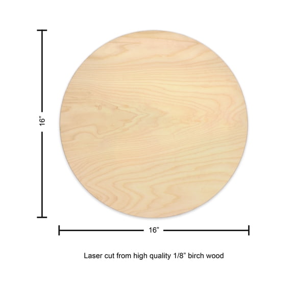 Leisure Arts Wood Round Circle 16"