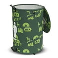 thumbnail image 1 of Leisure 30 Gallon Outdoor Camping Garbage Can, Green, 1 of 9