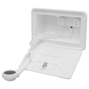 Leisure Coachworks LCW-SHWR-LKW, White Shower Box Kit, for RV Camper