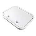 thumbnail image 1 of Leisure Coachworks RV Baggage Door 16" Wide X 12" High with Rounded Corners and Thumblocks for RV's- Compartment Access Storage Doors with Top Hinge- Camper Trailer Motor Home- White, 1 of 5