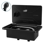 Leisure Coachworks RV Exterior Shower Box Kit ABS Hose Camper Trailer Cowboy Shower Black