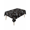 thumbnail image 1 of Leisure Coffee Table Cloth, Waterproof Tablecloth for Rectangle Tables, Vintage Country Coffee Cups Beans Black Reusable Washable Fabric Table Cover for Restaurant Kitchen Dining Tables 60"x120", 1 of 9
