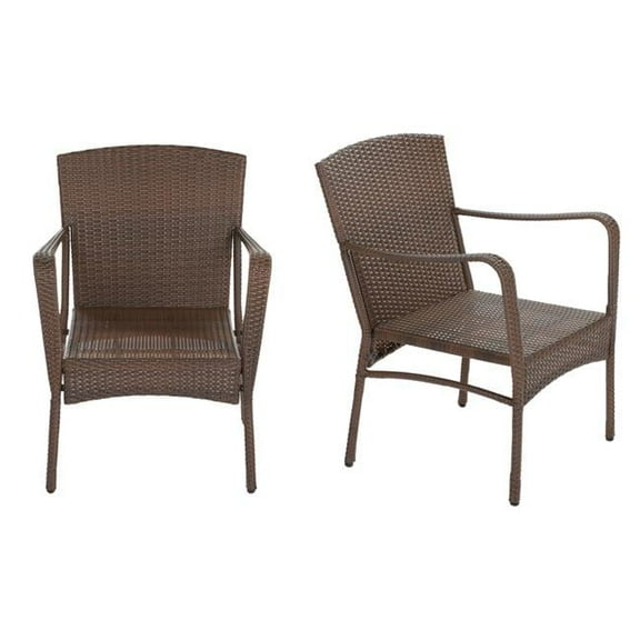 Leisure Collection Outdoor Garden Patio Furniture Chair Set - 2 Piece