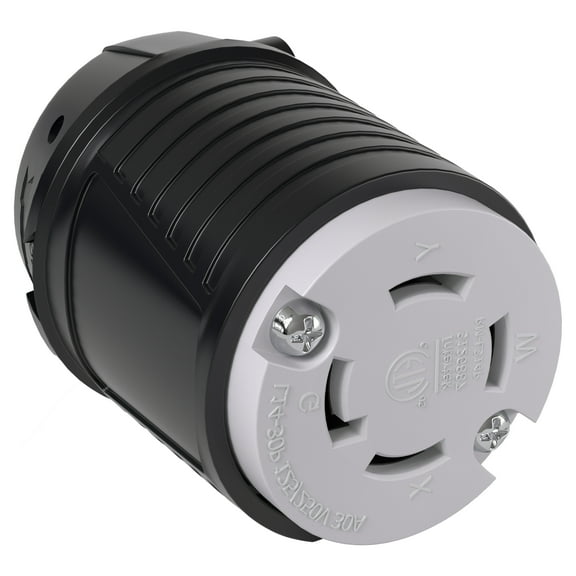 Leisure Cords 30 Amp 4-Prong Nema L14-30R Receptacle Industrial Grade Locking Plug Up to 7,500W, Grounding Type/UL Listed (Female L14-30R)