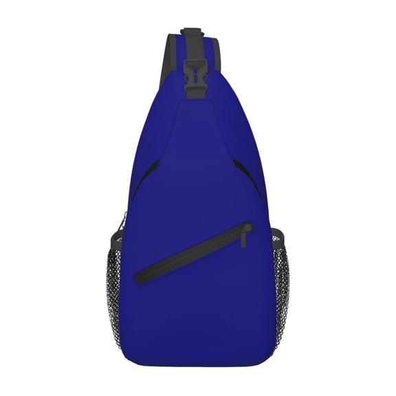 Leisure Cross Chest Bag 7.515.3in Breathable Adjustable Shoulder Pad Capacity For Short-Distance Travel Work Daily Travel Royal Blue