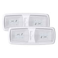 thumbnail image 1 of Leisure LED 2 PACK RV Slim Euro Ceiling Double Dome Light Fixture with ON/Off Switch Interior Lighting for Car, RV, Trailer, Camper, Boat DC 10-18V (Natural White 4000-4500K), 1 of 8