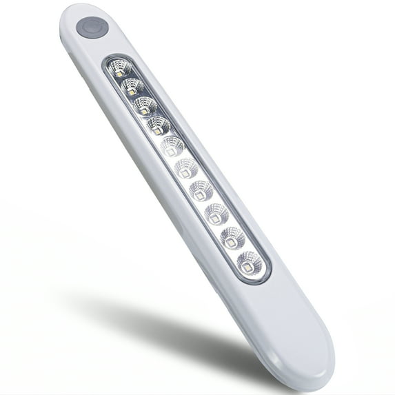 Leisure LED Cabinet Lights 10-LED 12V Closet Lights with ON/Off Switch for RV Van Camper Closet/Cabinet /Kitchen 1 PACK
