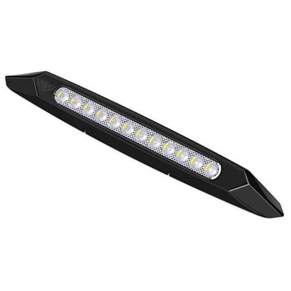 Leisure LED RV Exterior 13 Inch Awning Porch Light 12 Volt 400 Lumen BLACK No Switch