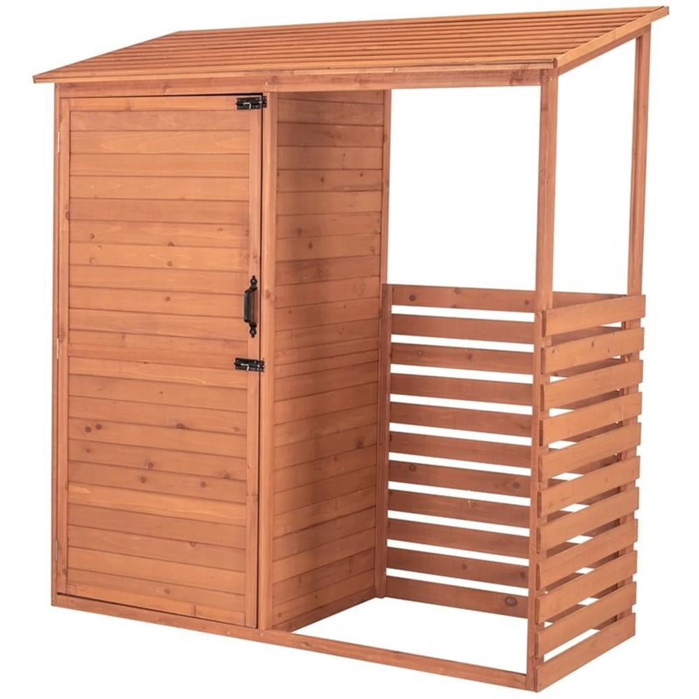 Leisure Season Combination Firewood and Storage Shed