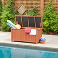 thumbnail image 1 of Leisure Season Deck Storage Box, Medium Brown, 1 of 5