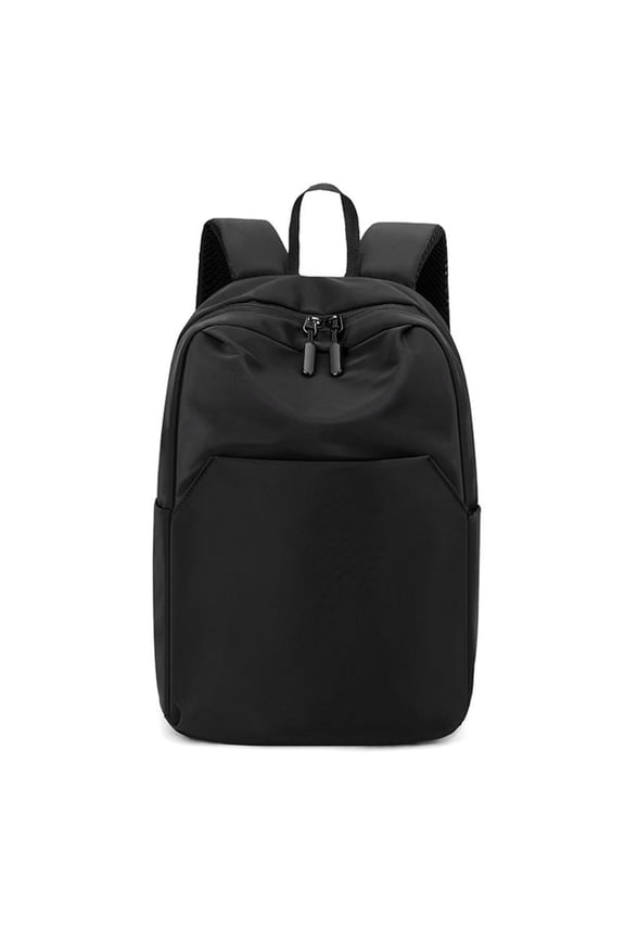 Leisure Solid Color Backpack Outdoor Travel Light Small Backpack Trend Men'S Solid Color Backpack