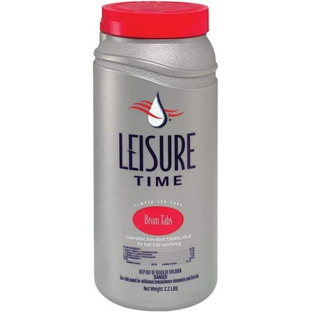 Leisure Time 2.2 lbs Low-Odor Bromine Tablet - 12 per Case