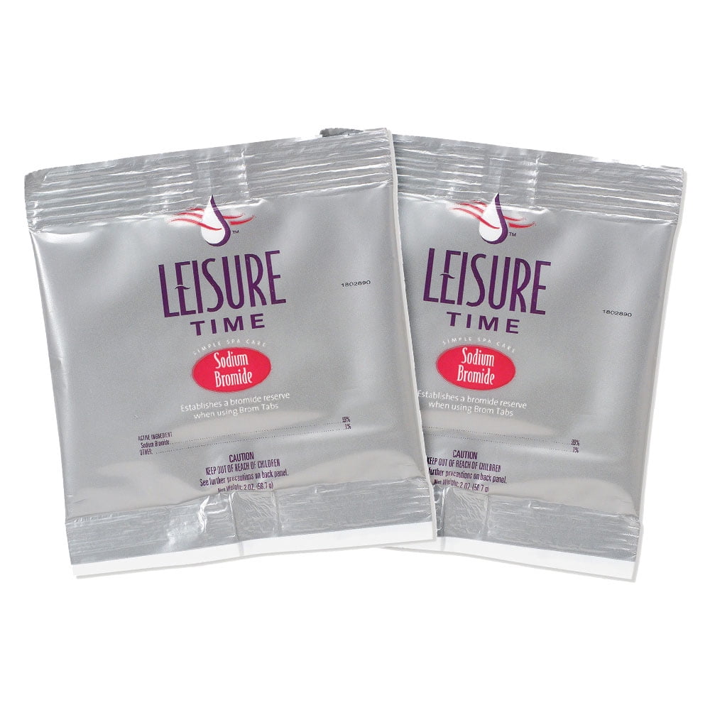 Leisure Time BE-02 Sodium Bromide for Spas and Hot Tubs, 12-Ounces, 2-Pack