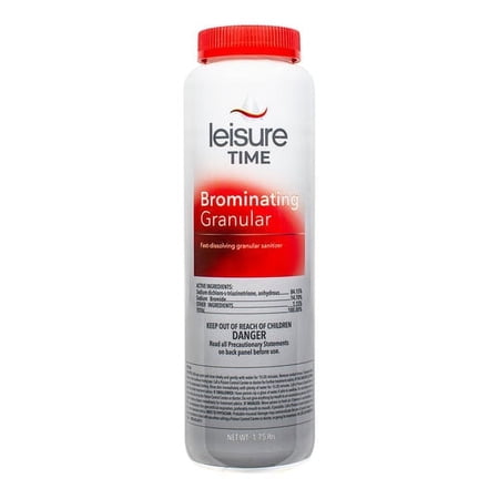 Leisure Time 45435 Brominating Granular for Spas and Hot Tubs, 1.75 lb., 1-Pack