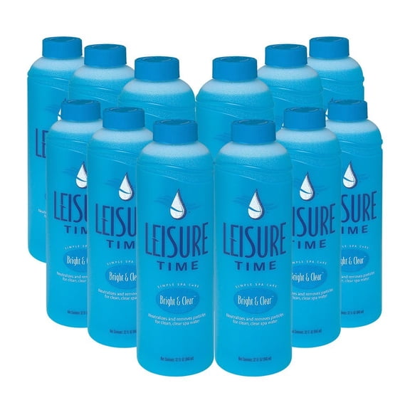Leisure Time Bright and Clear Clarifier for Spas and Hot Tubs, 1-Quart