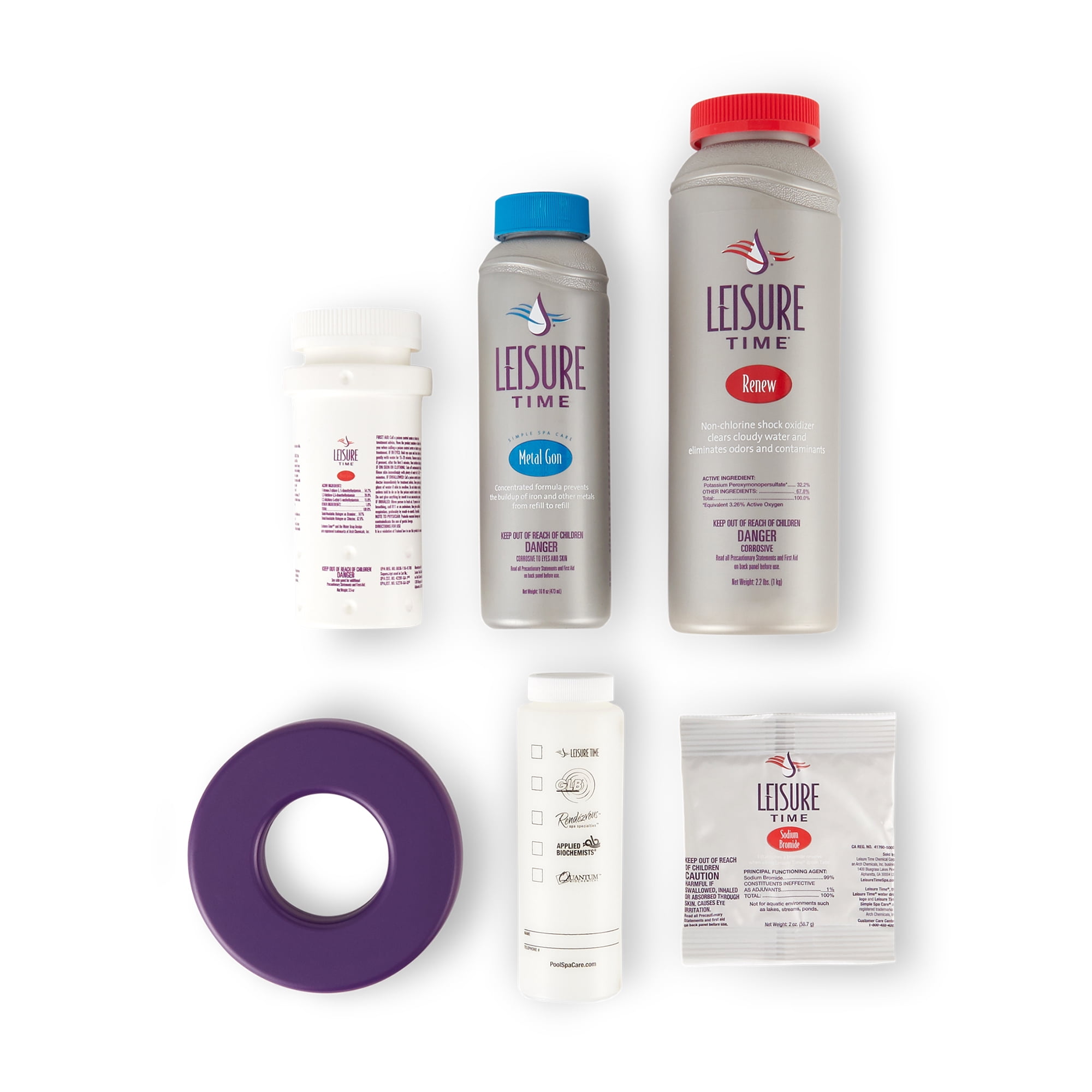 Leisure Time Bromine Chemical Full Starter Spa Sanitizer and