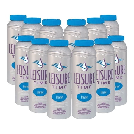 Leisure Time Enzyme SGQ Removes Oil, Lotion, & Organics in Spas & Hot Tubs 12 pk