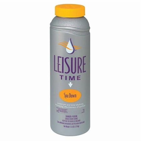 Leisure Time 22338 Spa Down, pH Reducer for Hot Tubs and Spas, Prevents Scaling and Clouding, Compatible with Various Sanitizers, 2.5lbs