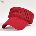 thumbnail image 1 of Leisure Women Sun Protection Breathable Sunscreen Outdoor Sport Sunshade Hat Baseball Cap Sun Hats Ponytail Hat RED, 1 of 8