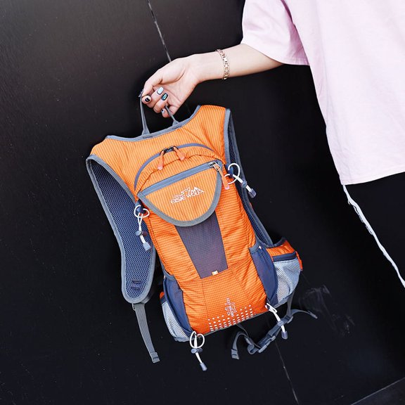Leisure nylon backpack,Red