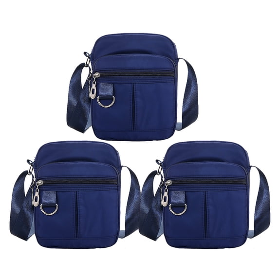 Leisure nylon bag, handbag, crossbody bag, waterproof women's shoulder bag-Dark Blue