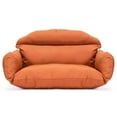 thumbnail image 1 of LeisureMod 2-Person Egg-Swing Chair Cushion in Oxford Fabric with Cotton Filling Quick-Drying Removable Cover for Modern Home, Patio, Garden in Orange, 1 of 5